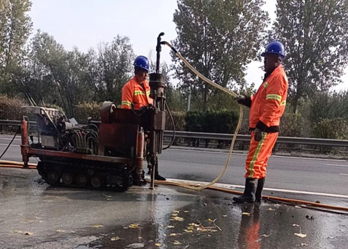 城中高速公路下沉注浆加固