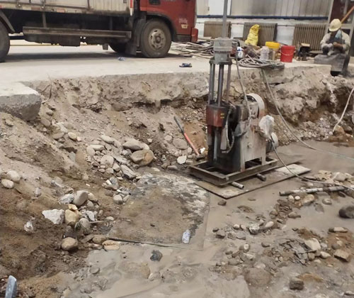 城中公路下沉压浆